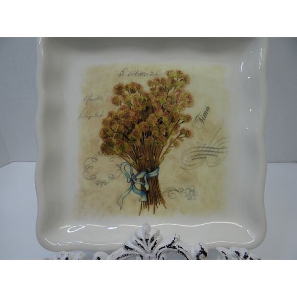 Effetti 7" Square Plate Handmade Italy, Decorative, Collectible - Picture 2 of 4